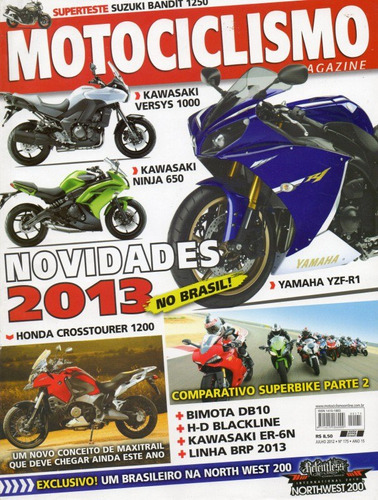 Motociclismo N°175 Jul/2012 Bandit Ninja 650 Yamaha Yzf-r1