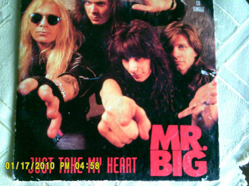 Cd Single Mr Big Just Take My Heart