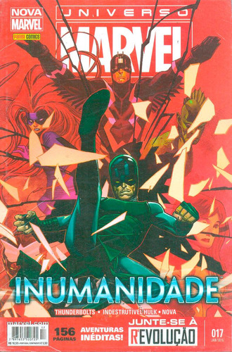 Hq Universo Marvel 17 Inumanidade 156 Páginas Lacrada