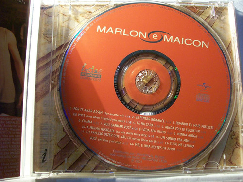 Marlon E Maicon, 2001, Cd Original (Usado)