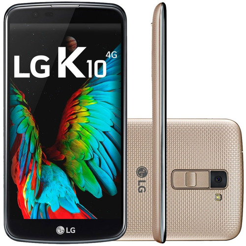 Celular Em Oferta LG K10 K430tv Bateria 2.300 Mah Dourado 4g