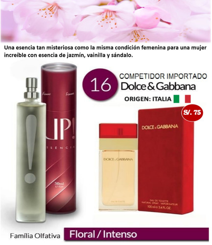 Perfume Esencia Up!: Dolce & Gabbana Para Mujer