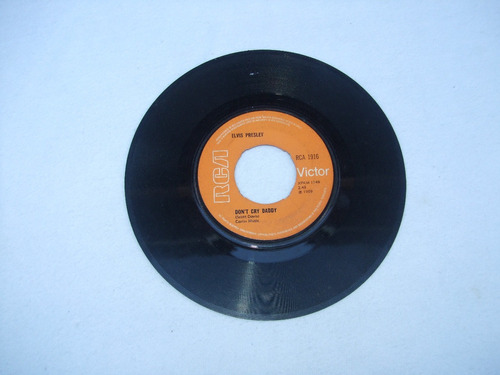 Disco Acetato 45 Elvis Presley Rubberneckin 1969