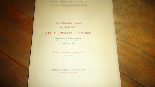 Un Bibliografo Español Del Siglo Xviii Jose De Rezabal Y