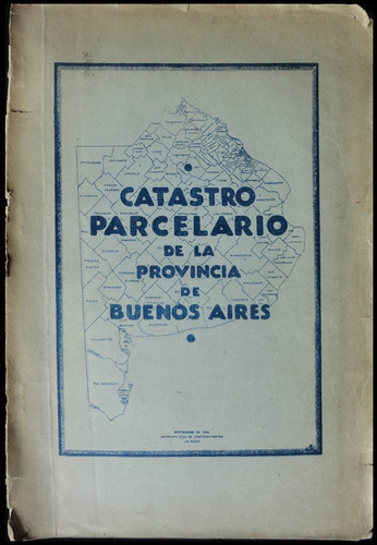 Catastro Parcelario De La Provincia De Bs As 1940 48n 063