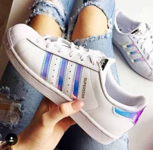 adidas Superstar Holographic 100% Originales 36 37 38 Stock