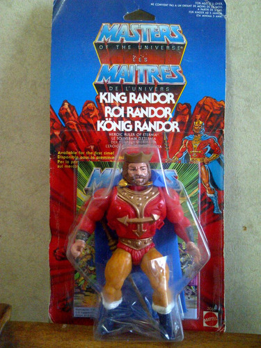 ((( Motu Rey Randor Antiguo -sellado- Nuevo 1984 Masters )))