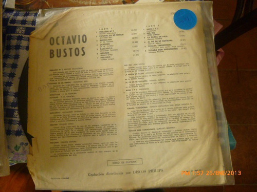 Vinilo Lp Octavio Bustos (u249