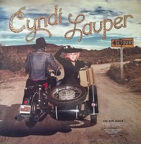 Lp Cyndi Lauper Detour 2016 Vinil Importado Lacrado Rhino