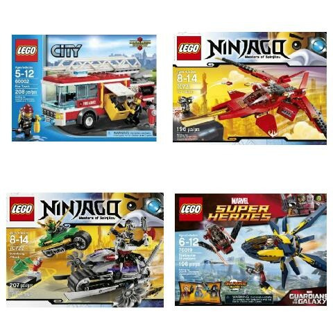 Lego Ninjago-city-marvel 70722-70721-60002-76019