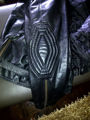 Imagen 4 de 4 de Chaqueta De Cuero Para Motociclista