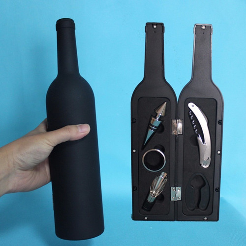 Set/kit Sacacorcho Vino Licor Whisky Botella 5 Piezas