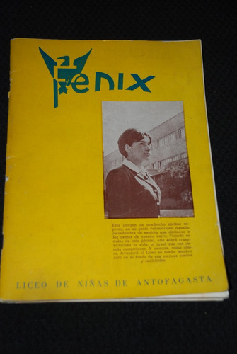 Antofagasta Fenix Liceo De Niñas 1961 Sabella