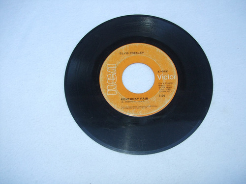 Disco Acetato 45 Elvis Presley Kentucky Rain 1971 (Usado)