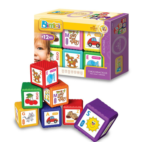 Bimbi Cubos Apilables X 6 - Tienda Oficial - Juguete Bebe