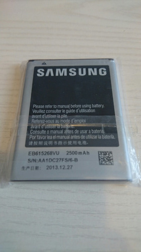 Batería Samsung Note 1 I9220 I717 T879 N7000 Original 2500ma
