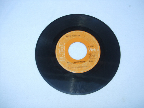 Disco Acetato 45 Elvis Presley Kentucky Rain 1971 (Usado)