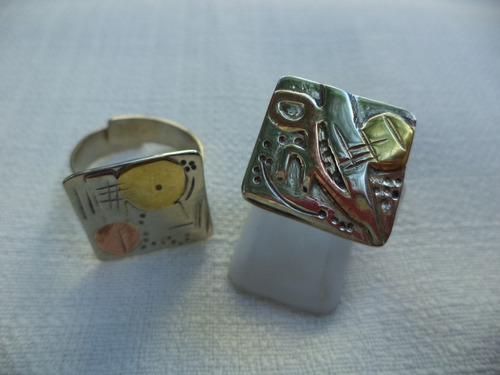 Anillo Fusion - Modelo: Cuadros Raw - Ajustables
