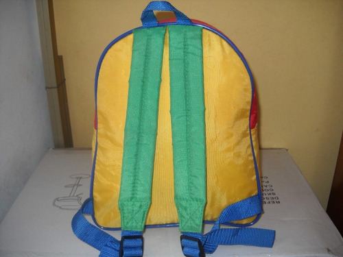 Mochila Escolar Jardin Impermeable Unisex Como Nueva