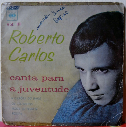 Compacto Vinil Roberto Carlos - Canta Para A Juventude Vol 3