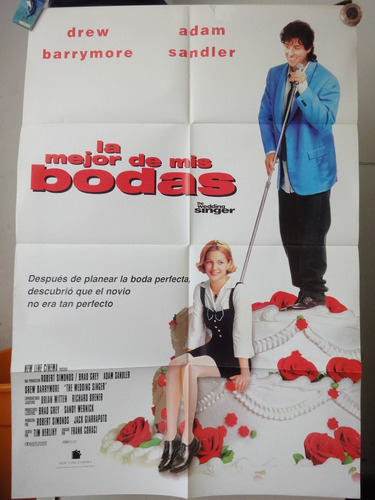 Poster La Mejor De Mis Bodas Adam Sandler Drew Barrymore