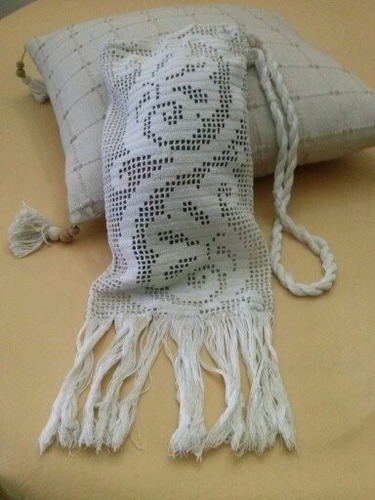 Cartera Tejida Al Crochet.