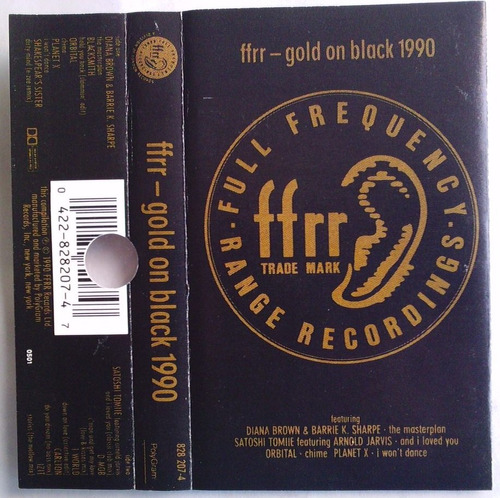 Ffrr Gold On Black 1990 Cassette Hecho En U.s.a. Raro 1990