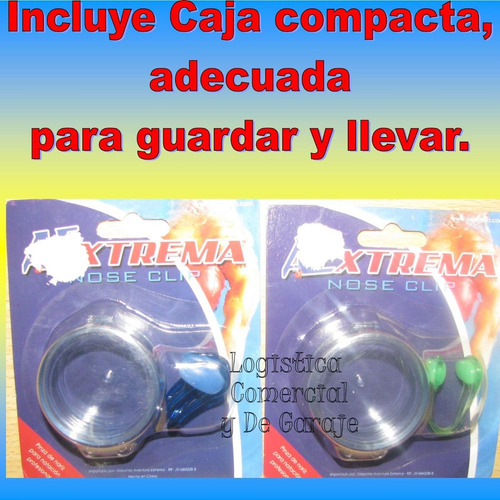 Clip De Nariz Natacion Impide El Paso Del Agua Buceo Playa
