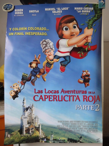 Poster Las Locas Aventuras De Caperucita Roja Mike Disa 2011