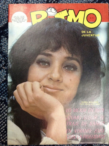 Revista Ritmo Gloria Benavides Nº332, Ene 72 Tony Ronald