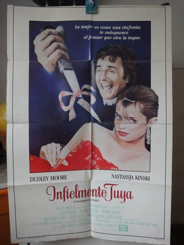 Poster Infielmente Tuya Dudley Moore Nastassja Kinski 1984