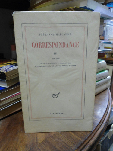 Mallarmé Correspondance Iii. 1886-1889 En Frances