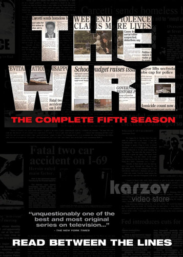 The Wire Bajo Escucha Temporada 5 Cinco Quinta Importada Dvd