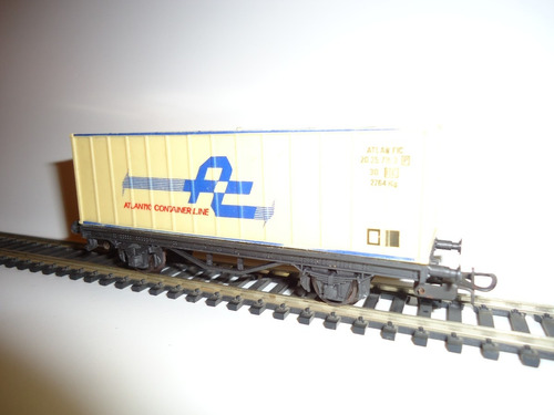 Tren - Vagón Container Marca Liliput - Esc.ho (1/87)
