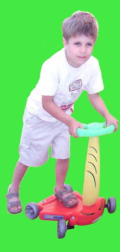 Imagen 4 de 6 de Monopatin Wind Roller Vegui Base Ancha 4 Ruedas 3 A 7 Años