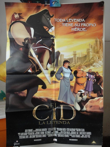 Poster El Cid La Leyenda The Legend Jose Pozo Doble Vista