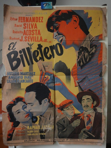 Poster El Billetero Esther Fernandez David Silva Acosta 1953