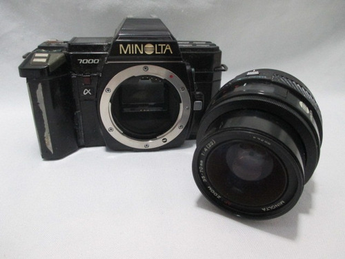 Antiga Camera Minolta 7000 Lente 35-70mm **sem Testar**
