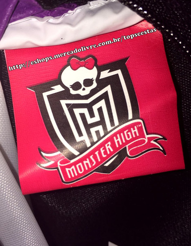 Estojo Escolar Duplo Monster High 16m Plus Original Sestini