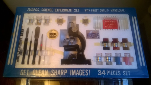 Set Microscopio X 34 Piezas Japon Devoto Toys