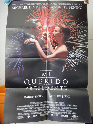 Poster Mi Querido Presidente Michael Douglas Annette Bening
