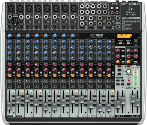 Mezcladora Premium Análoga Behringer Xenyx Qx2222usb 