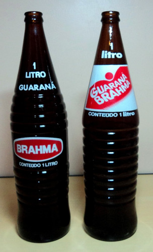 Garrafa Antiga Guaraná Brahma 1 Litro