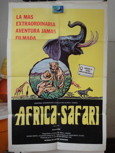 Poster African Safari Rivers Of Fire And Ice Ronald Shanin