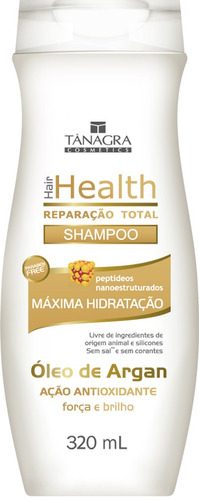 Shampoo Hair Health Reparação Total Oleo De Argan 320ml