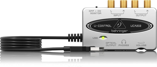 Interface De Audio Usb 2 Entrdas/salidas, Behringer Uca-202