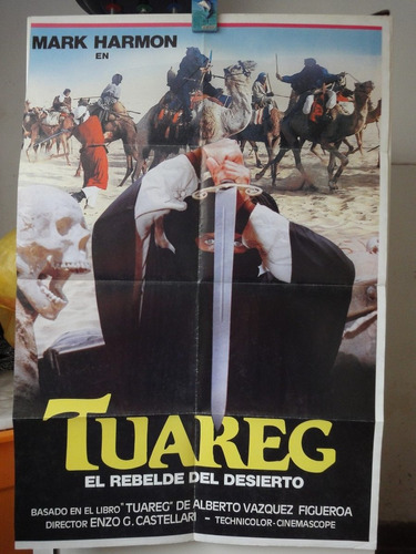 Poster Original Tuareg El Rebelde Del Desierto Mark Harmon