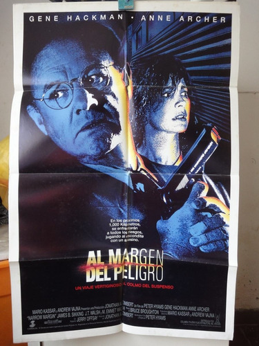 Poster Al Margen Del Peligro Gene Hackman Anne Archer 1990