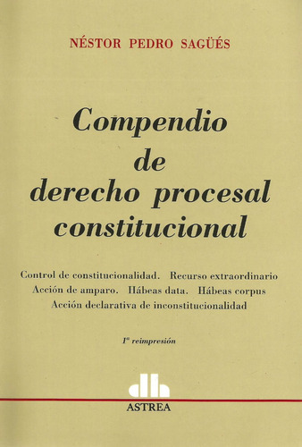 Compendio De Derecho Procesal Constitucional Sagués