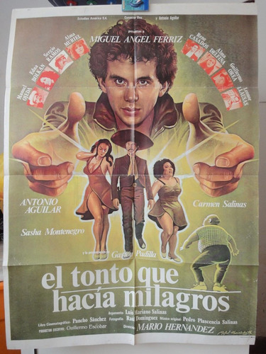 Poster El Tonto Que Hacia Milagros Carmen Salinas Montenegro